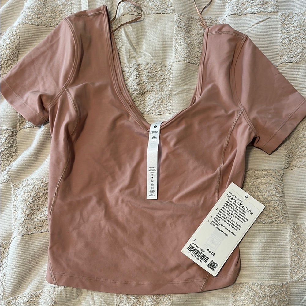 Lululemon Athletica Pink Crop Top